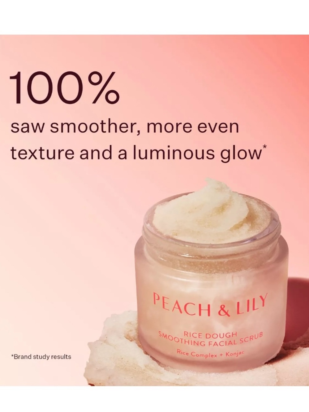 Peach & Lily Rice Dough Facial Scrub - Picture 5 of 8